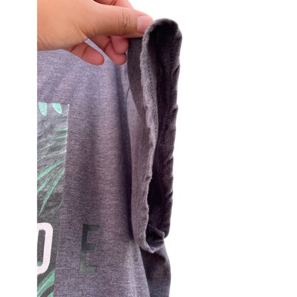 Call Your Mother  Women's size L Large Gray Self Made Graphic T-Shirt - Picture 4 of 7